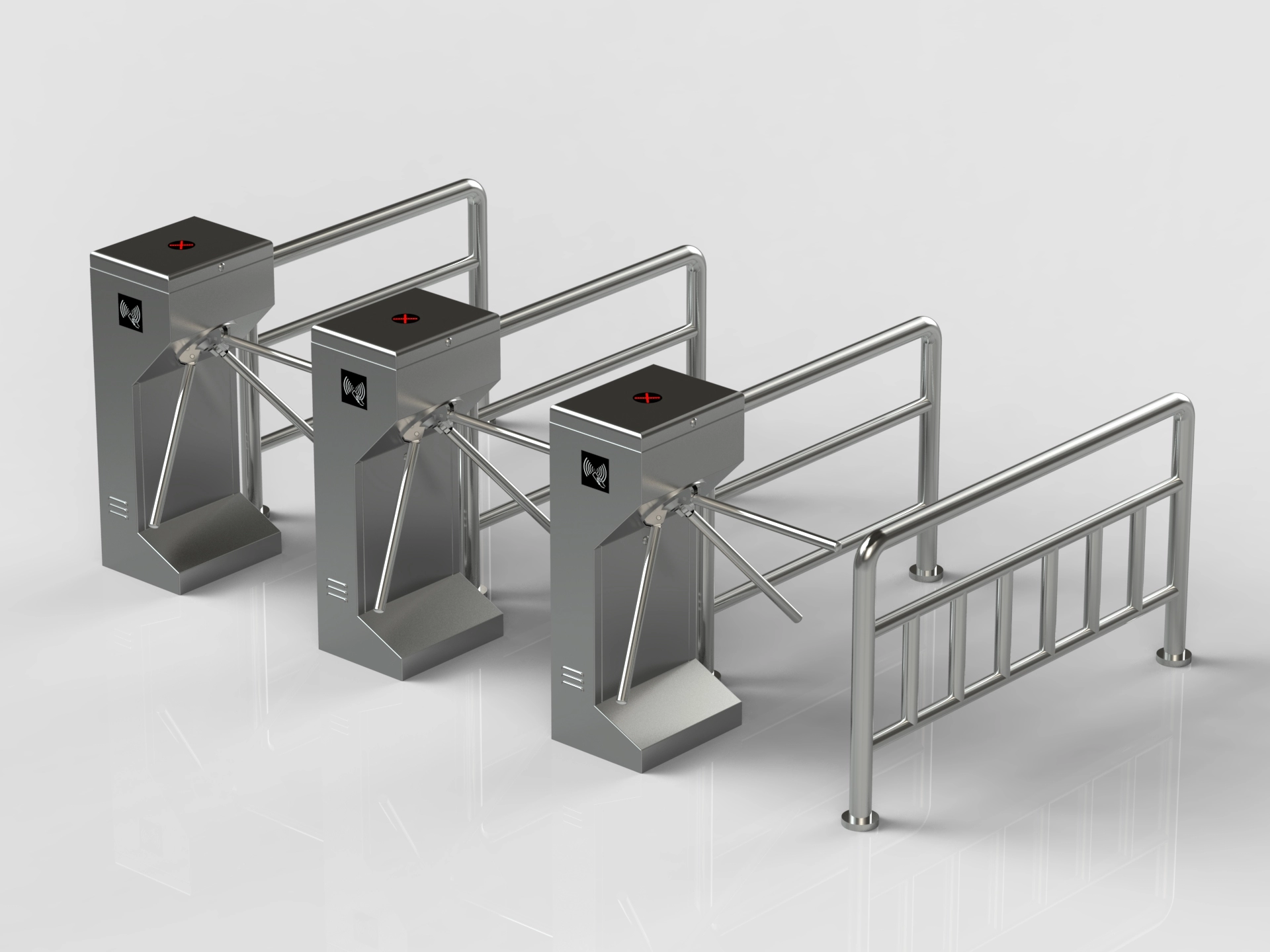 Automatic Bridge Tripod Turnstile For Access Control Biometric Gate